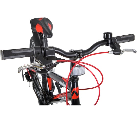 Велосипед NOVATRACK RACER 20", черный, сталь, 6 скоростей 20SH6V.RACER.BK20