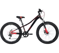 Велосипед NOVATRACK DOZER 24", красный, рама 12", 6 скоростей 24AHD.DOZER.12RD21