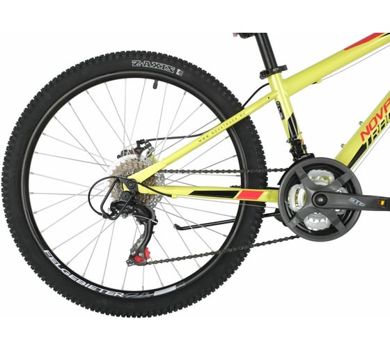 Велосипед NOVATRACK ACTION 24", зеленый, стальная рама 12", 18 скоростей 24SH18SD.ACTION.12GN21