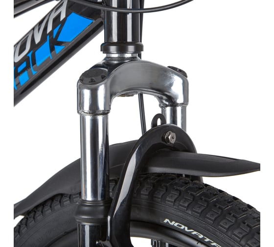 Велосипед NOVATRACK SHARK 20", Microshift/Power, черный, сталь, 6 скоростей 20SS6D.SHARK.BK20