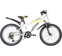 Велосипед NOVATRACK POINTER 20", белый, сталь, 6 скоростей, V-brake 20SH6V.POINTER.WT9