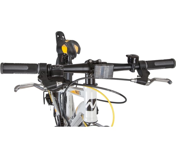 Велосипед NOVATRACK POINTER 20", белый, сталь, 6 скоростей, V-brake 20SH6V.POINTER.WT9