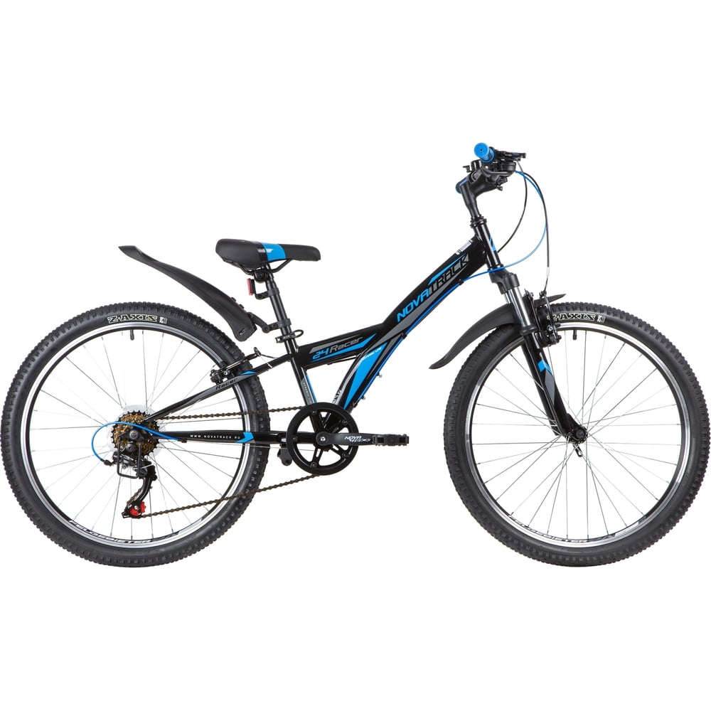 Велосипед NOVATRACK RACER 24", рама 10", черный, 6 скоростей 24SH6V ...