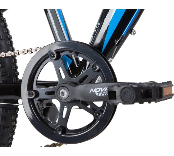 Велосипед NOVATRACK RACER 24", рама 10", черный, 6 скоростей 24SH6V.RACER.10BK20