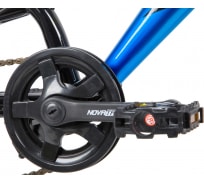 Велосипед NOVATRACK SHARK 20", Microshift, Power, синий, сталь, 6 скоростей 20SS6V.SHARK.BL20