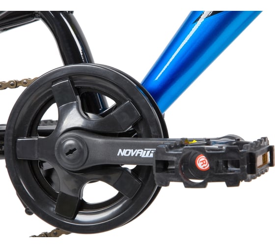 Велосипед NOVATRACK SHARK 20", Microshift, Power, синий, сталь, 6 скоростей 20SS6V.SHARK.BL20