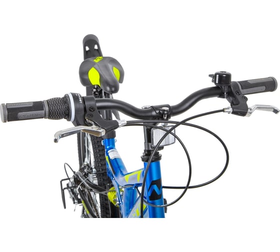 Велосипед NOVATRACK SHARK 20", Microshift, Power, синий, сталь, 6 скоростей 20SS6V.SHARK.BL20