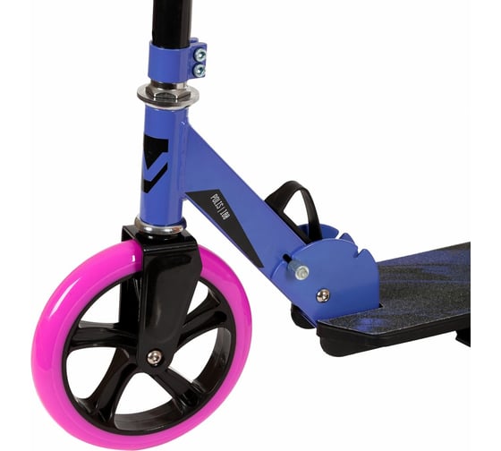 Складной самокат для детей NOVATRACK POLIS сталь+пластик, колеса PU 180х160м 180P.POLIS.VL22