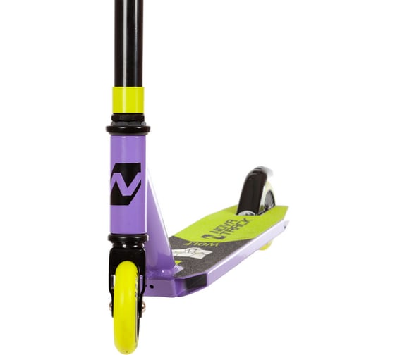 Самокат для детей NOVATRACK WOLF'60, PU колеса с пластиковым ободом 100P.WOLF.BVL22
