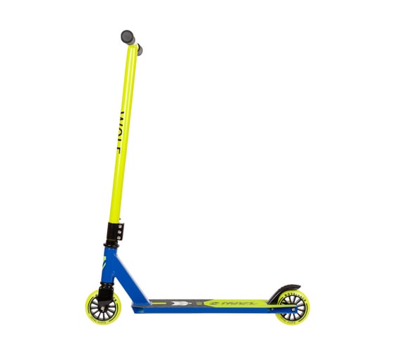 Самокат для детей NOVATRACK WOLF'20, PU колеса с пластиковым ободом 110P.WOLF.BBL22