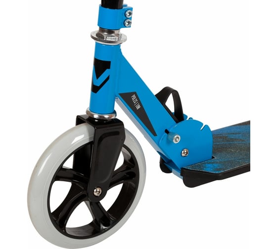 Складной самокат для детей NOVATRACK POLIS сталь+пластик, колеса PU 180х160м 180P.POLIS.BL22