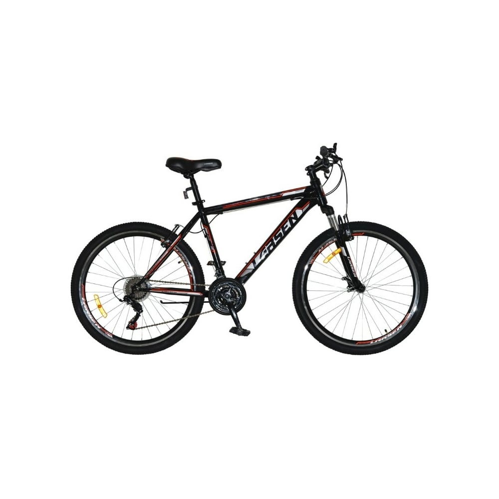Велосипед Larsen Tempo 26", 21 скорость, чёрный/красный 4690222168020 ...