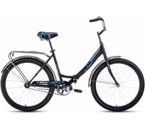 Велосипед FORWARD Sevilla 26 1.0, год 2022, рост 18.5, черный матовый/белый RBK22FW26807