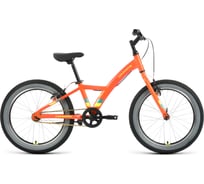 Велосипед FORWARD COMANCHE 20 1.0, год 2022, рост 10.5, оранжевый/желтый RBK22FW20573