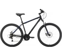 Велосипед STARK Outpost диаметр колес 27.1 D, черный/голубой, размер рамы 16 HQ-0005221