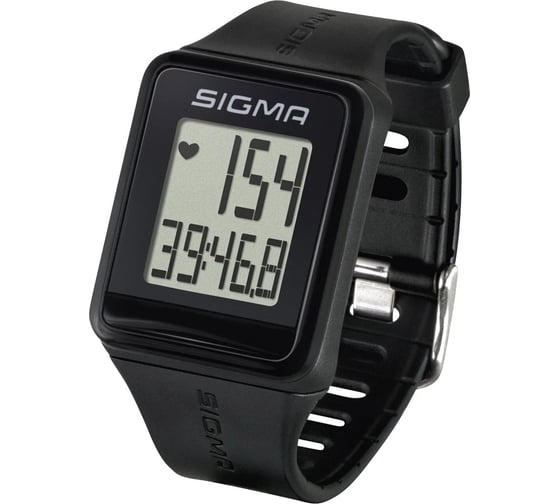Спортивные часы-пульсометр SIGMA iD.GO 24500, черный, 3 функции H000010627