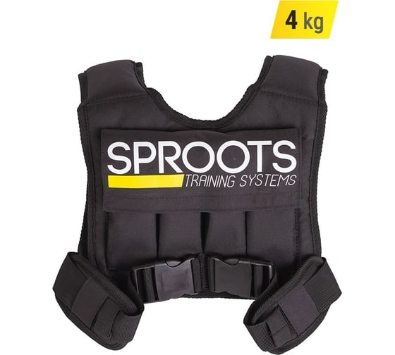 Жилет-утяжелитель SPROOTS SPR с дробью, 4 кг 16964
