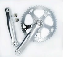 Комплект шатунов с ведущей звездой BEARBIKE SQR, 246, 46T, 170 мм, 9/16, черный 1CW110001032