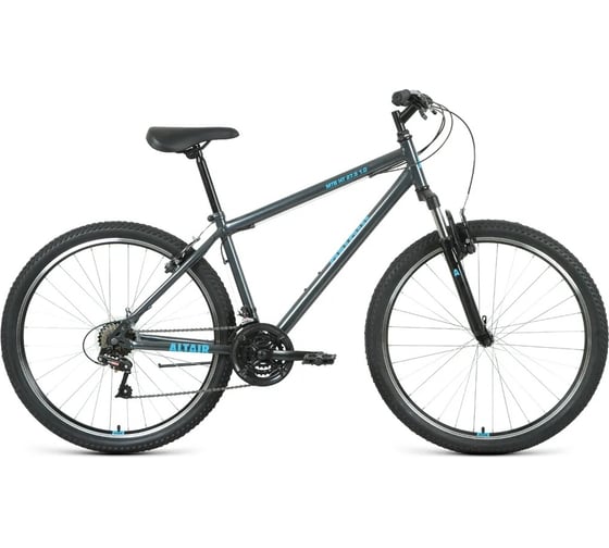 Велосипед ALTAIR MTB 27.5, 2021 г, рост 17, темно-серый/мятный 1BKO1M17E002