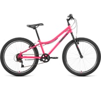 Велосипед ALTAIR MTB HT 24 1.0 2022г, рост 12, розовый/серый RBK22AL24092