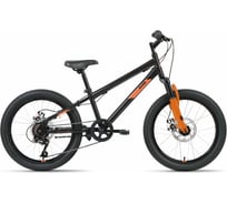 Велосипед ALTAIR MTB HT 20 2.0 D, 2022г, черный/оранжевый IBK22AL20080