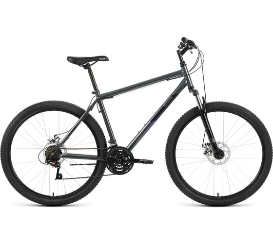 Велосипед ALTAIR MTB HT 27.5 2.0 D 2022г, рост 19, темно-серый/черный RBK22AL27150