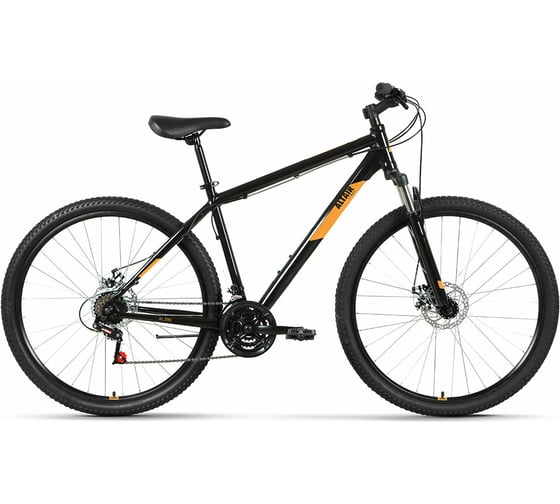 Велосипед ALTAIR AL 29 D, 2022г, рост 19, черный/оранжевый RBK22AL29248