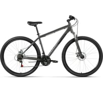Велосипед ALTAIR AL 29 D, 2022г, рост 17, черный матовый/черный RBK22AL29243