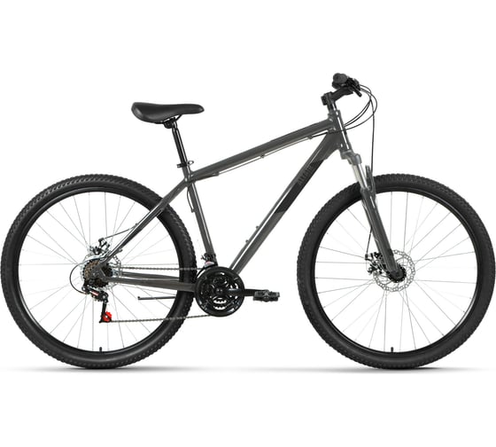 Велосипед ALTAIR AL 29 D, 2022г, рост 17, черный матовый/черный RBK22AL29243