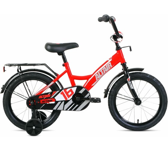 Велосипед ALTAIR KIDS 16 2022г, красный/серебристый IBK22AL16107