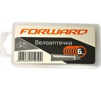 Велосипедная аптечка FORWARD YP3205A-1N-C, бокс пластиковый, заплатки 6 шт, 5 мл RT5PTCH60005