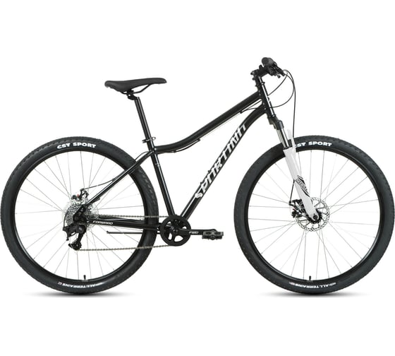 Велосипед FORWARD SPORTING 29 2.2 D, 2022г, черный/белый K22FW29952