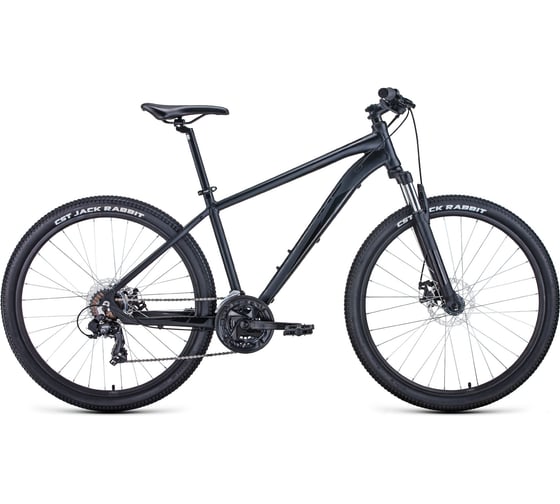 Велосипед FORWARD APACHE 27.5 2.0 disc 2020-2021г, черный RBKW1M67Q027