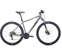 Велосипед FORWARD APACHE 29 2.0 D 2022г, серый/бежевый RBK22FW29420