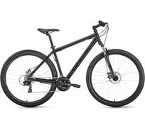 Велосипед FORWARD SPORTING 29 2.1 D, 2022г, черный матовый/черный K22FW29964