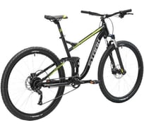 Велосипед STARK Tactic FS 22 диаметр колес 29.5 HD, черный/зеленый, размер рамы 22 HQ-0004999