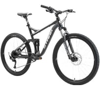 Велосипед STARK Tactic FS 22 диаметр колес 27.5 HD, черный/серебристый, размер рамы 20 HQ-0005001