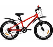 Велосипед FORWARD UNIT 20 2.0 2022г, красный/черный IBK22FW20061