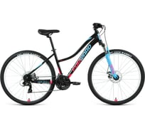 Велосипед FORWARD JADE 27.5 2.0 D 2022г, черный/розовый RBK22FW27753