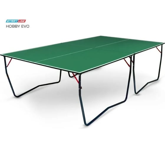 Теннисный стол Start Line Hobby Evo Green, любительский, для помещений 6016-4