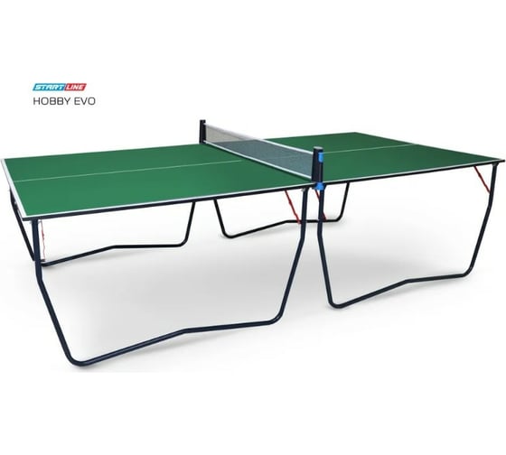 Теннисный стол Start Line Hobby Evo Green, любительский, для помещений 6016-4