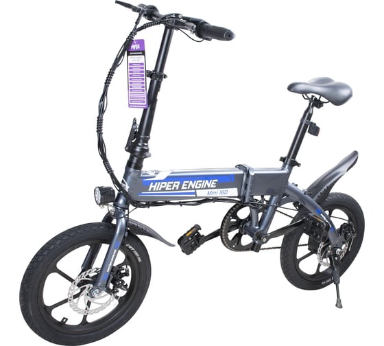 Электровелосипед HIPER Engine Mini 160 Space Gray 2022, 6" колеса HE-MB160 Space Gray