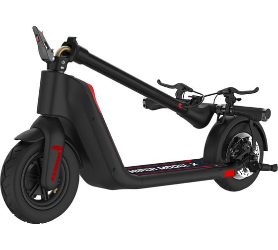 Электросамокат HIPER колеса 10”, шины надувные, 500 Вт мотор, батарея 12.5Ач MODEL X Black