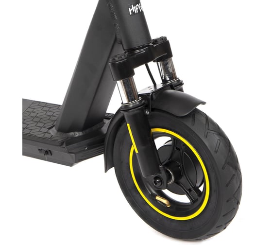 Электросамокат HIPER приложение IoT, колеса 10”, шины надувные, 400 Вт Triumph T105 Black