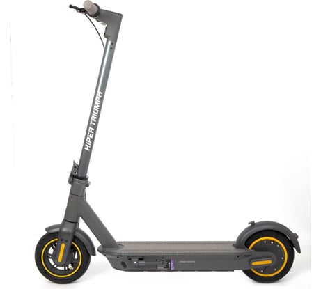 Электросамокат HIPER колеса 10”, шины надувные, 450 Вт мотор, батарея 12.5 Ач Triumph M100 Gray
