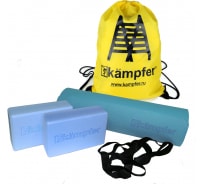 Комбо-набор для йоги Kampfer Combo Blue K09927002