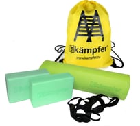 Комбо-набор для йоги Kampfer Combo Green K09928001