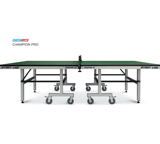 Теннисный стол Start Line Champion Pro Green, профессиональный, для помещений 60-810