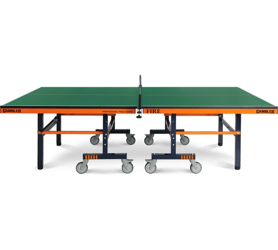 Теннисный стол Start Line GAMBLER FIRE GREEN, профессиональный, для помещений GTS-6