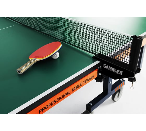 Теннисный стол Start Line GAMBLER FIRE GREEN, профессиональный, для помещений GTS-6
